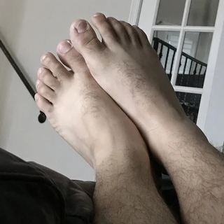 Man feet