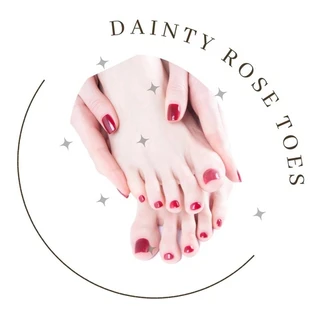 Dainty Rose Toes