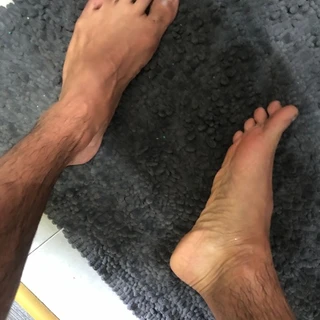 Feet back