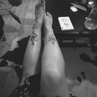 Inked-feet