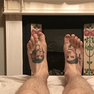 Tattooed feet