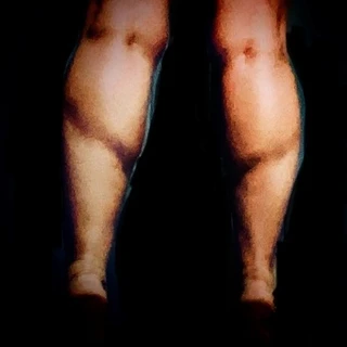 Woman with Muscular Calves